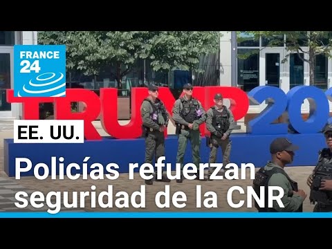 EE. UU.: Convención Nacional Republicana prioriza la seguridad con policías de 28 estados