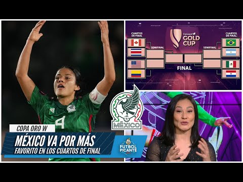 MÉXICO ya tiene rival para los cuartos de final de la Copa Oro femenina: Paraguay | Futbol Picante