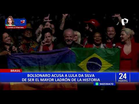Bolsonaru acusa a Lula da Silva de ser el mayor ladrón de la historia
