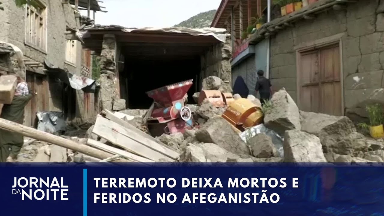 Terremoto deixa mortos e feridos no Afeganistão