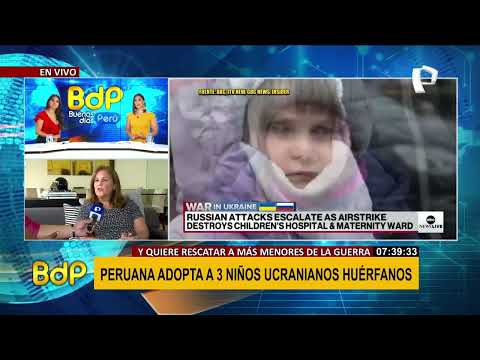 Invasión de Rusia: peruana busca rescatar a niños ucranianos huérfanos de la guerra: es urgente