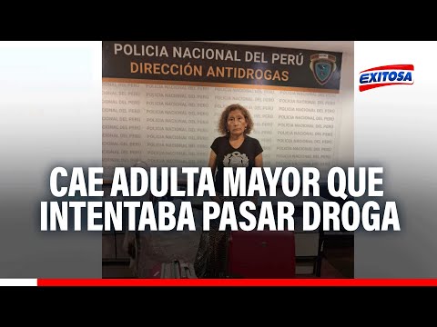 Callao: Detienen a adulta de 64 años que intentó pasar droga valorizada en más de 60 mil euros