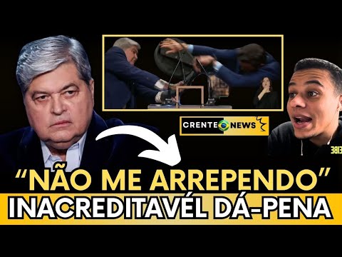 DATENA DIZ QUE NÃO SE ARREPENDE DE TER JOGADO CADEIRA EM MARÇAL! #datena #pablomarçal #politica