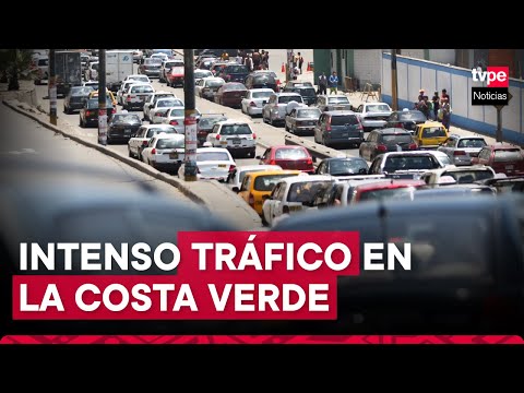 Costa Verde: se reporta intenso tráfico por el Día de San Valentín