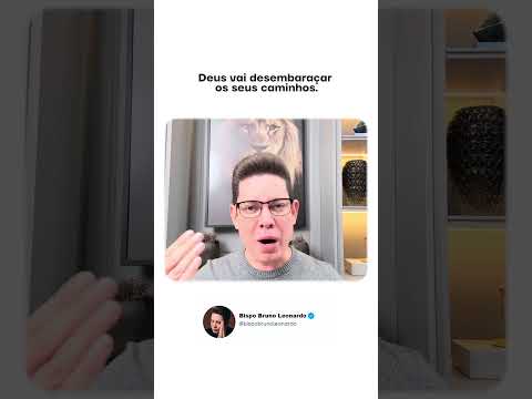 O desembaraça dos seus caminhos. #bispobrunoleonardo