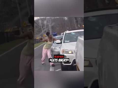 Angry Karen Gets Her Car Smashed #shorts