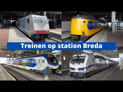 Treinen op station Breda - 2 juli 2022