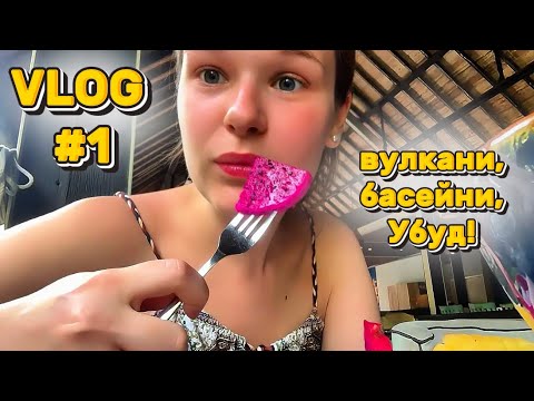 VLOG#1: світанок на вулкані! Убуд, наша вілла.