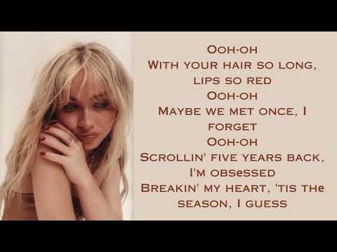 Sabrina Carpenter -Cindy lou who(lyrics)