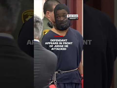 Defendant appears in front of judge he attacked