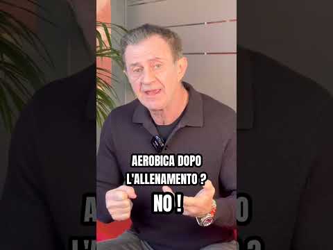 AEROBICA DOPO L'ALLENAMENTO? NO!