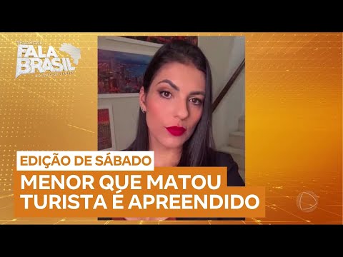 Polícia apreende menor que matou turista no Rio de Janeiro