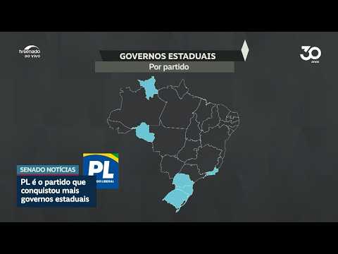 PL elege maior número de governadores em 2026; PSD fica em segundo no ranking dos partidos PL elege maior número de governadores em 2026; PSD fica em segundo no ranking dos partidos