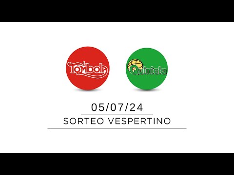 Sorteo Vespertino de Quiniela y Tómbola -05/07/2024