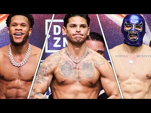 HEATED! Ryan Garcia vs Rolly Romero • FULL WEIGH-IN & FINAL WORDS | Haney-Ramirez & Lopez-Barboza