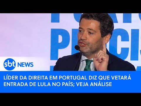 Líder da direita em Portugal diz que vetará entrada de Lula no país; veja análise