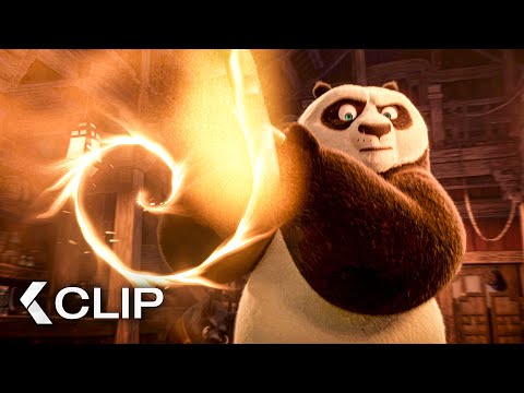 Po & Zhen Fight Goons In A Tavern Scene - KUNG FU PANDA 4 (2024)