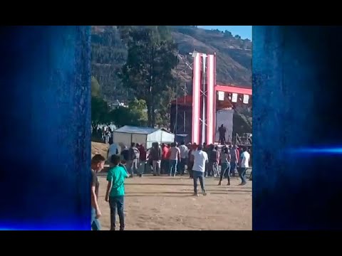 Ayacucho: Asistentes a evento por el Día del Padre saquean puesto de cerveza como protesta