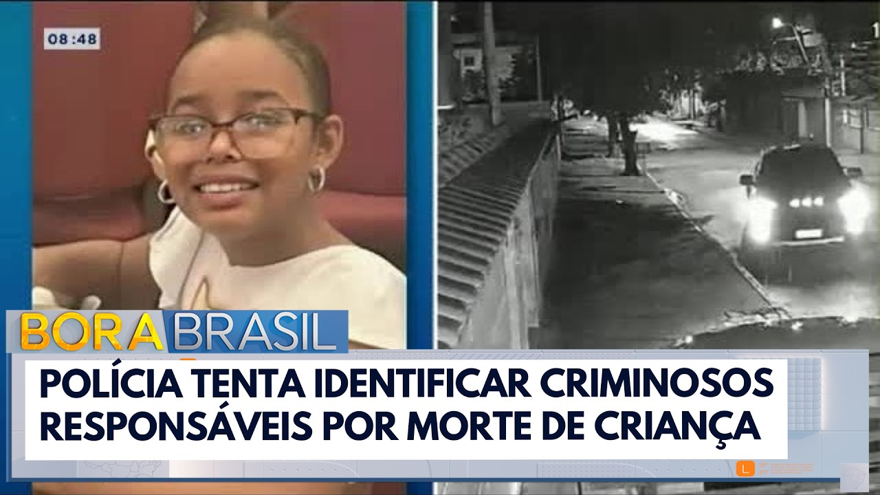 Criança morta em assalto: polícia tenta identificar criminosos | Bora Brasil