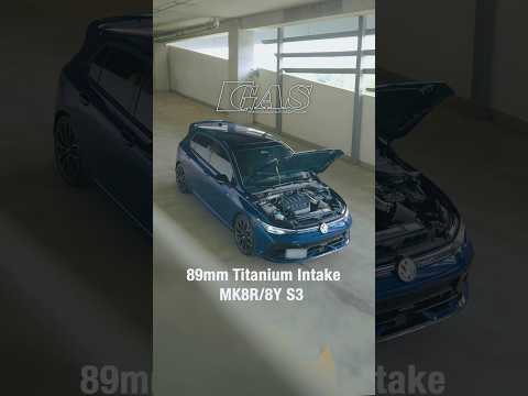 Craziest sounding MK8 Golf R/ S3 Intake. #golf #audi #audis3 #mqb #intake