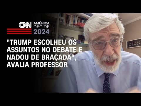 Trump escolheu os assuntos no debate e nadou de braçada, avalia professor | LIVE CNN