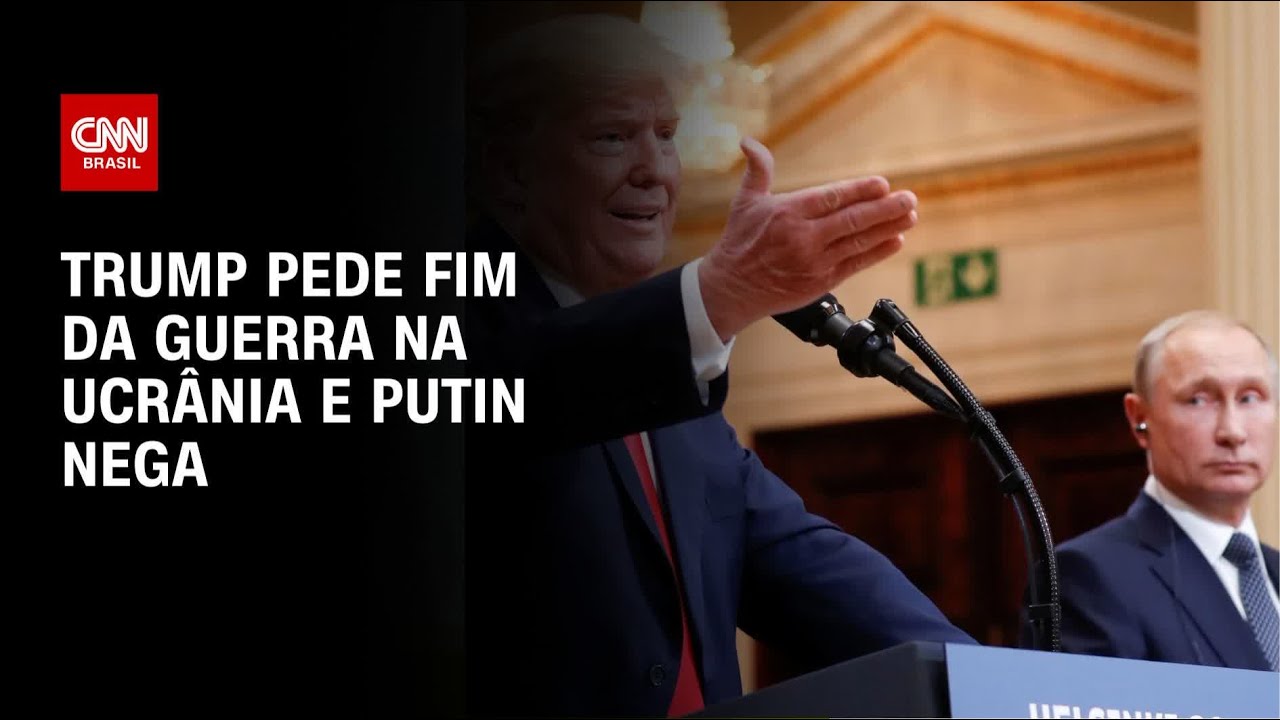 Donald Trump pede fim da guerra na Ucrânia e Putin nega recuo | CNN 360º