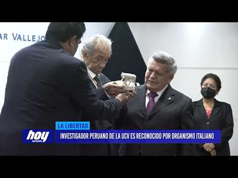 Investigador peruano y exdirectivo de la UCV es reconocido por organismo italiano