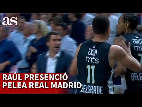 EUROLIGA | El momento de RAÚL en la PELEA entre el REAL MADRID y el PARTIZÁN | AS