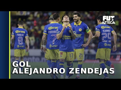 ¡GOL de Alejandro Zendejas! | Atlas 1-3 América | Jornada 10 Liga BBVA MX Clausura 2024