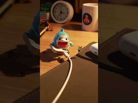 iPhone cookie.| Komadorisaurus #toys #stopmotion #anime