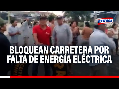 Moradores bloquearon carretera de Iquitos Nauta por falta de energía eléctrica