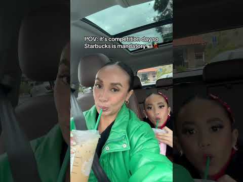 I <strong>mean</strong> obviously!! Haha #starbucks #motheranddaughter #momlife #dancer #dancers