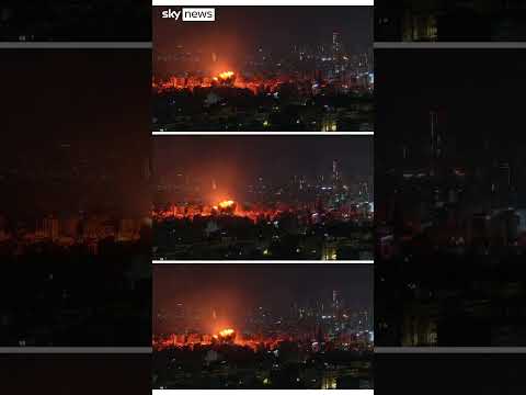 Explosions in Beirut as Iran targets Israel