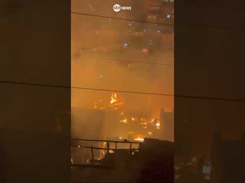 Incêndio destrói centenas de moradias na zona sul de SP