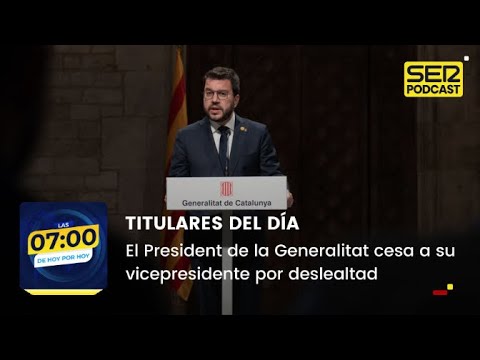 El President de la Generalitat cesa a su vicepresidente por deslealtad