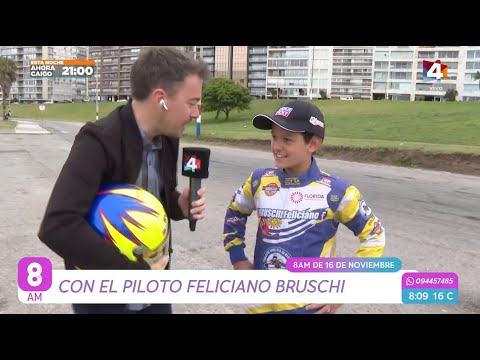 8AM - Conocemos al piloto Feliciano Bruschi