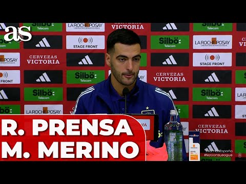 RUEDA de PRENSA de MIKEL MERINO con la SELECCIÓN ESPAÑOLA