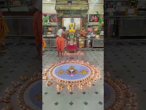 #hydrabad #rayaramutt #diparadhane #venkateswara #rangoli #shankachakradhar 🙏🏻🪷🙏🏻