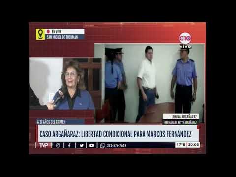 Caso Argañaraz: concedieron la libertad condicional a Marcos Fernández
