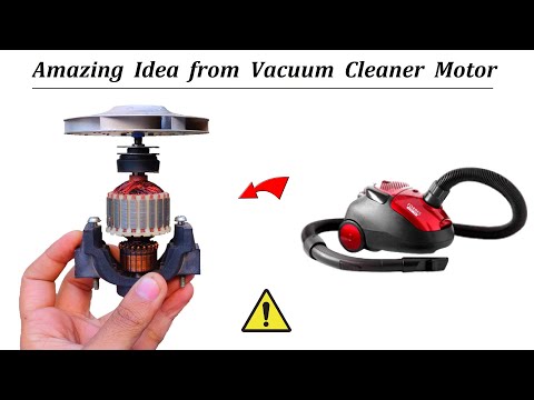 Amazing Project with 220v Vacuum Cleaner Universal Motor