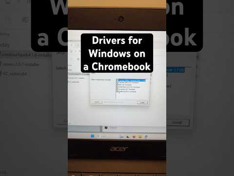 Windows on a Chromebook is probably better with drivers #tech #pc #chromebook #windows #yaptech
