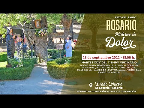 SANTO ROSARIO de hoy Martes (Misterios Dolorosos) en DIRECTO desde PRADO NUEVO a las 18:00 h.