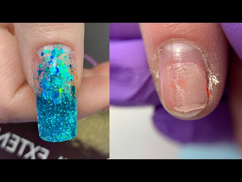 Dual Forms for Flat Nails | Aokitec Kit Review | Ombre Nail Art