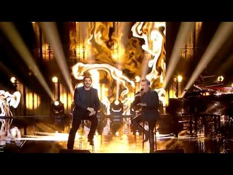 Florent Pagny et Patrick Fiori chantent J'y Vais