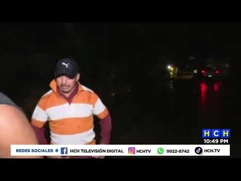 Se reportan inundaciones en el aeropuerto de La Lima, Cortés