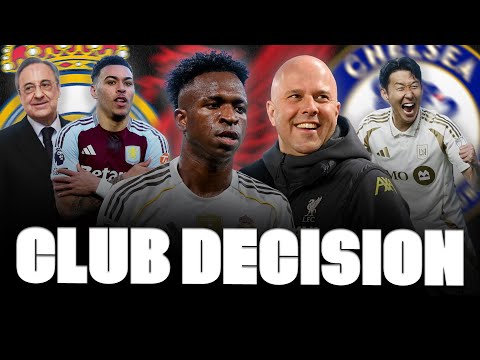 🚨 VINI JR DECISION! ARNE SLOT SITUATION! SON BACK ON LOAN? MORGAN ROGERS…