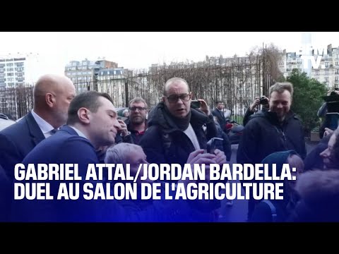 Gabriel Attal/Jordan Bardella: duel au Salon de l'agriculture