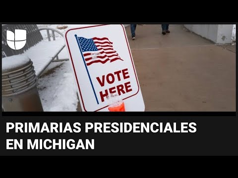 En un minuto: Primarias presidenciales en Michigan, el primer gran estado péndulo