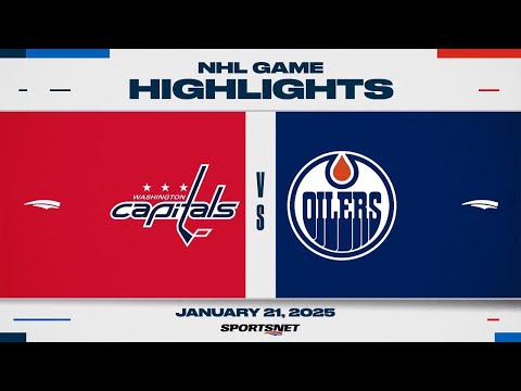 NHL Highlights | Capitals vs. Oilers - January 21, 2025