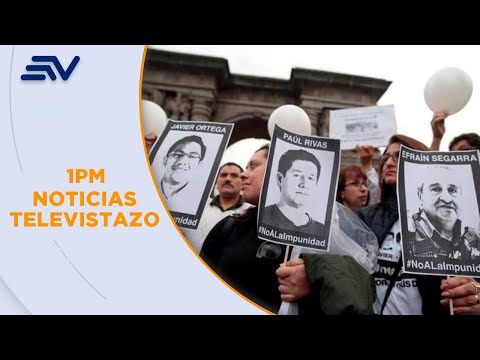 Javier Ortega, Paúl Rivas y Efraín Segarra, fueron asesinados en 2018| Televistazo | Ecuavisa